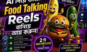 নিজের রিলস নিজেই বানান, ফুড টকিং এআই রিলস মেকিং মাস্টারক্লাস এবং প্রম্পট মাত্র ২২০ টাকা